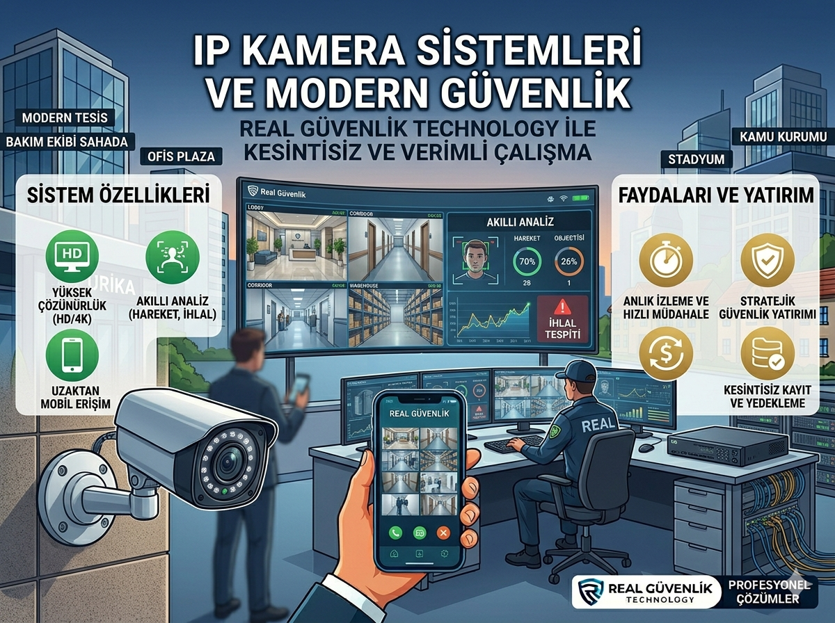 IP Kamera Sistemleri Neden Günümüz Güvenliğinin Temelidir?