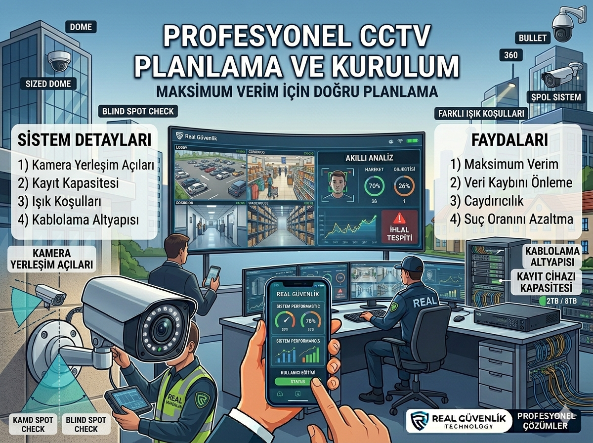 CCTV Güvenlik Sistemlerinde Doğru Kurulumun Önemi