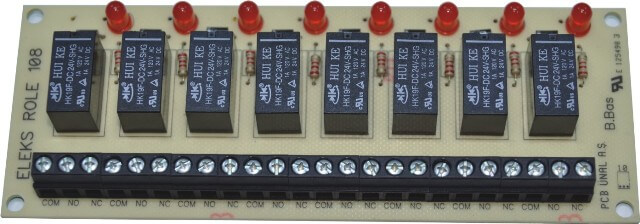 E-P-RL-8 8'li Panel Röle Kartı