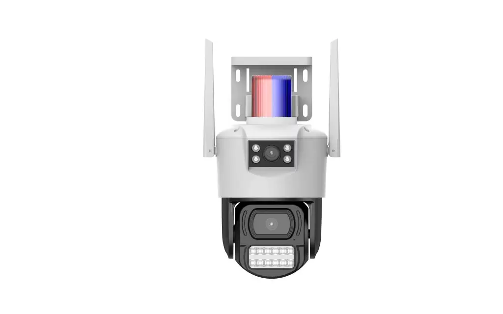 3+3 Megapiksel 1080P Full HD Wi-Fi Çift Lensli Gece Görüşlü Suya Dayanıklı Dış Ortam Kamera
